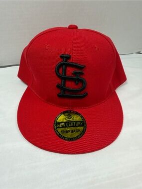 St. Louis Cardinals New Century Snapback Hat Scarlet Brand New See Note